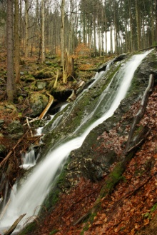 Wasserfall Huťský vodopád, Riesengebirge, Foto: Archiv Vydavatelství MCU s.r.o.