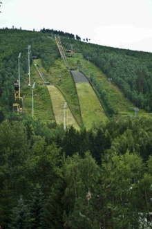 Harrachov, skokanský areál na Čertově hoře, foto: Archiv Vydavatelství MCU s.r.o.